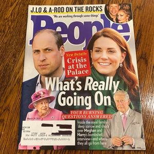People Magazine - March 29 2021 - Prince William & Kate Middleton - J.Lo & A-Rod